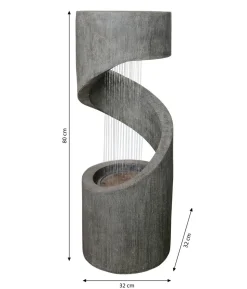 Dehner Polyresin-Gartenbrunnen Ronda, solarfähig, ca. H79,5 cm