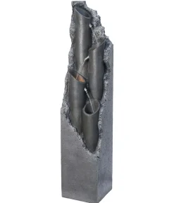 Dehner Polyresin-Gartenbrunnen Tubi, solarfähig, ca. H113 cm