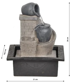 Dehner Polyresin-Zimmerbrunnen Tatil