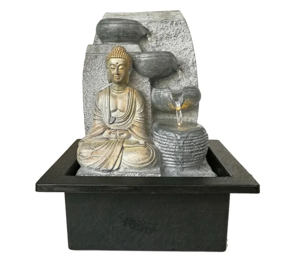 Dehner Polyresin-Zimmerbrunnen Buddha