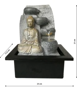 Dehner Polyresin-Zimmerbrunnen Buddha