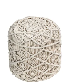 Dehner Pouf Tessa, ca. Ø45/H35 cm
