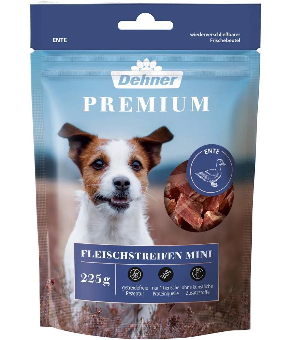 Dehner Premium Hundesnack Fleischstreifen Mini