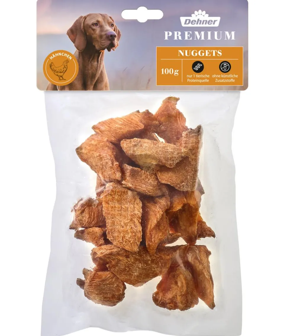 Dehner Premium Hundesnack Nuggets, 100 g