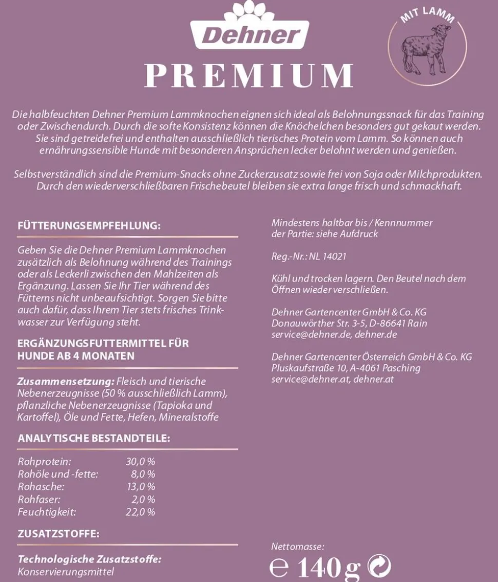 Dehner Premium Hundesnack Soft Snacks, 140 g