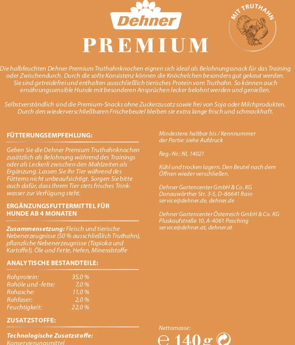 Dehner Premium Hundesnack Soft Snacks, 140 g