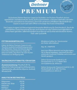Dehner Premium Katzensnack Carpaccio, 40 g