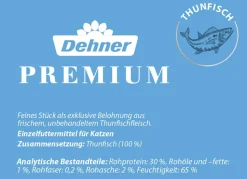 Dehner Premium Katzensnack Fischfilet Pur, 22 g