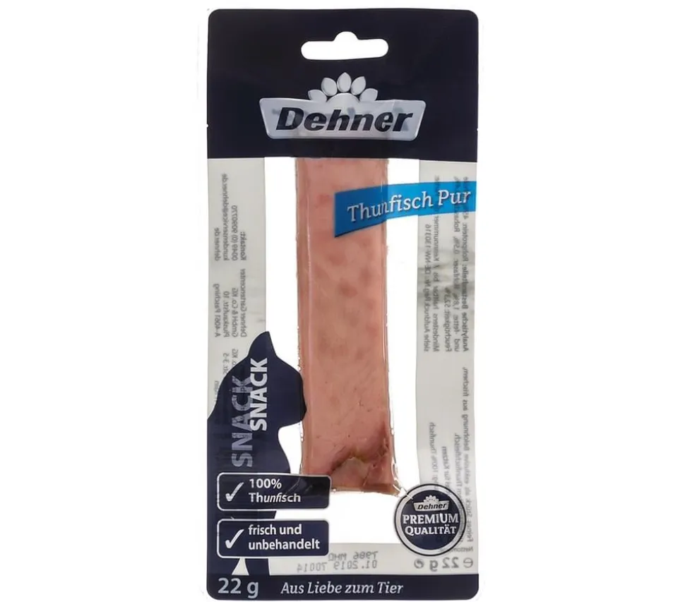 Dehner Premium Katzensnack Fleischstreifen, Hähnchen, 45 g