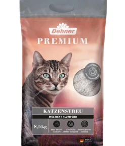 Dehner Premium Katzenstreu Multicat Klumpend, 8,5 kg