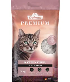 Dehner Premium Katzenstreu Ultra Babypuder-Duft, klumpend