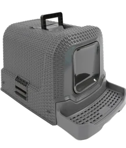 Dehner Premium Katzentoilette Jolie, grau, ca. B42/H41/T69 cm