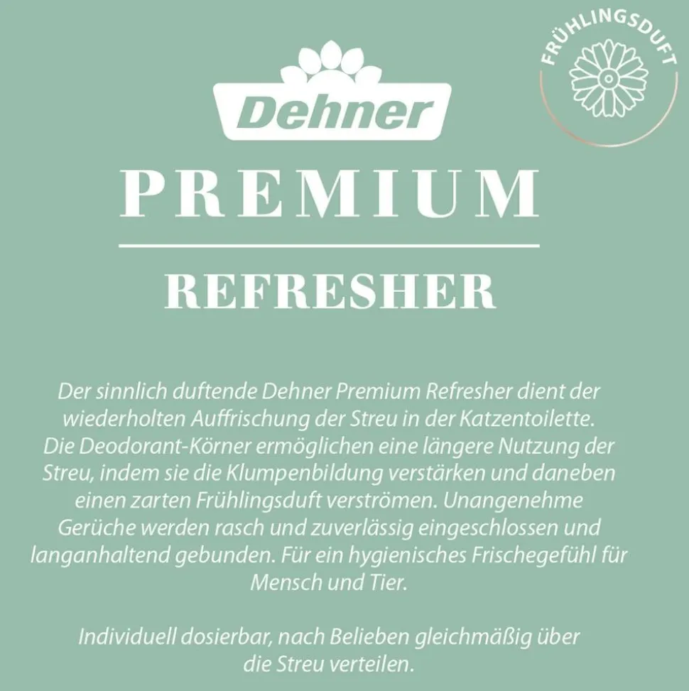 Dehner Premium Katzentoiletten-Refresher, Frühlingsduft, 700 g