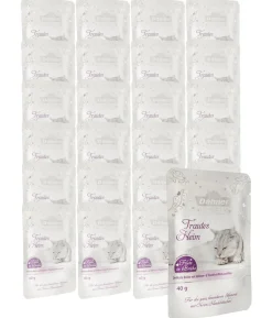 Dehner Premium Lovely Katzensnack Filets in Brühe Trautes Heim, 24 x 40 g