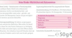 Dehner Premium Lovely Katzensnack Ein bescheidenes Dankeschön, 12 x 50 g