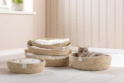 Dehner Premium Lovely Kuschelbett Tiefer Schlaf, oval