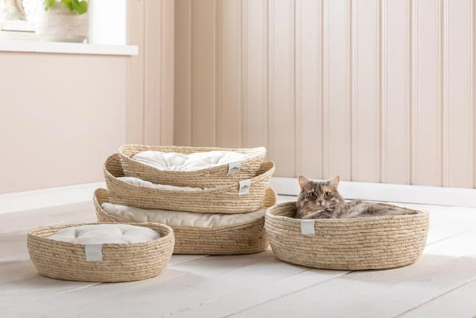 Dehner Premium Lovely Kuschelbett Tiefer Schlaf, oval