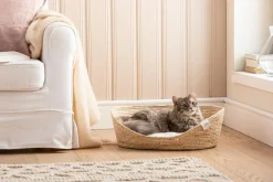 Dehner Premium Lovely Kuschelbett Tiefer Schlaf, oval