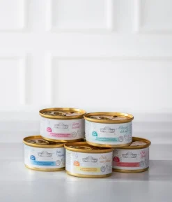 Dehner Premium Lovely Nassfutter für Katzen in Gelee Hab Spaß!, 24 x 85 g