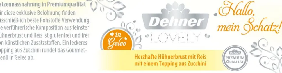 Dehner Premium Lovely Nassfutter für Katzen Senior Schöner Abend, 16 x 100 g