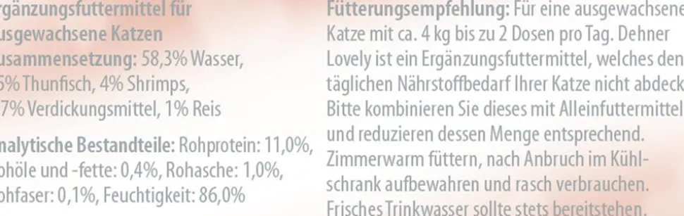 Dehner Premium Lovely Nassfutter für Katzen Darf ich dich streicheln?, 24 x 80 g