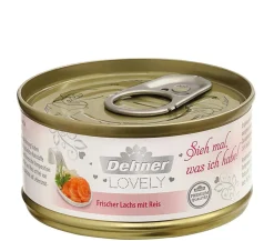 Dehner Premium Lovely Nassfutter für Katzen Sieh mal, was ich habe!, 24 x 70 g