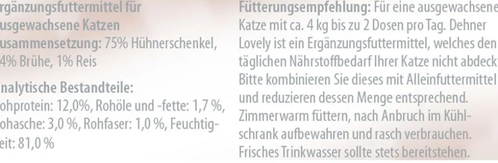 Dehner Premium Lovely Nassfutter für Katzen Nur für dich!, 24 x 70 g