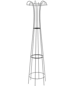 Dehner Premium Metall-Obelisk Maxima, schwarz