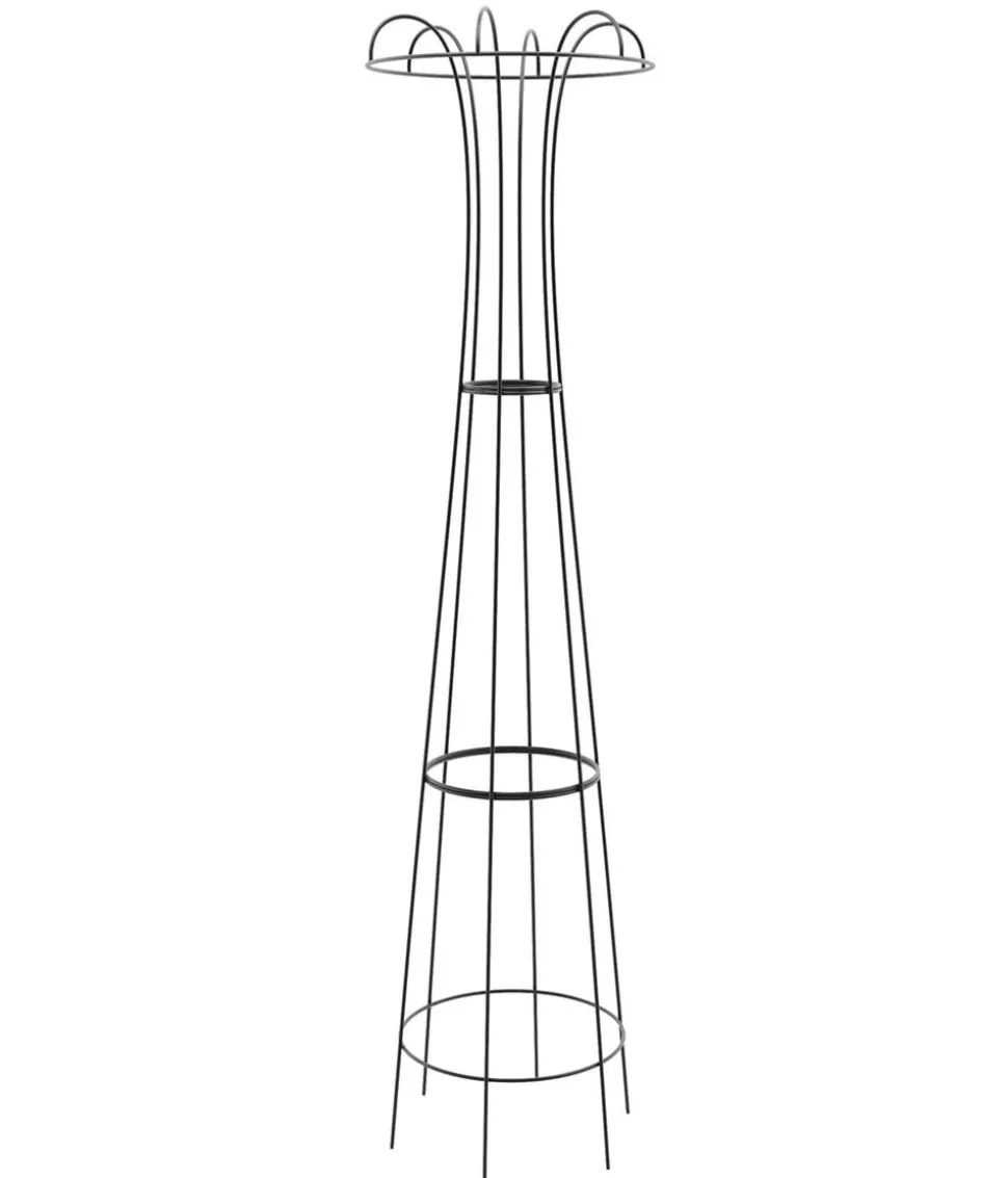 Dehner Premium Metall-Obelisk Maxima, schwarz