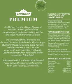 Dehner Premium Nager-Drops, 3 x 140 g