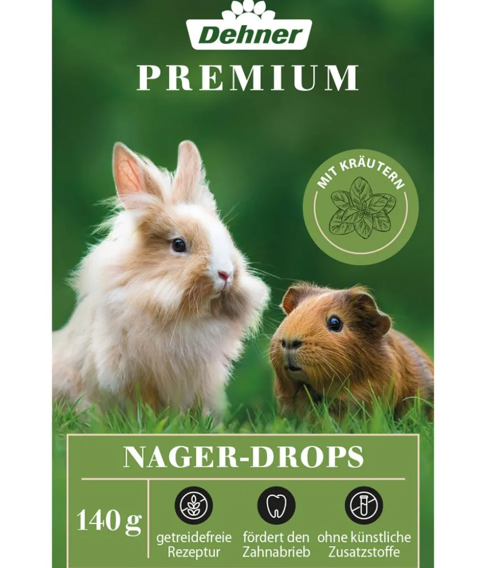 Dehner Premium Nager-Drops, 3 x 140 g