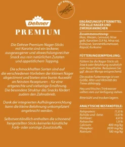Dehner Premium Nager-Sticks, 3 x 150 g
