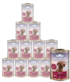 Dehner Premium Nassfutter für Hunde Adult