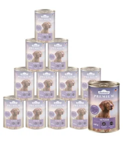 Dehner Premium Nassfutter für Hunde Senior, Rind mit Lamm