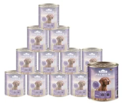 Dehner Premium Nassfutter für Hunde Senior, Rind mit Lamm