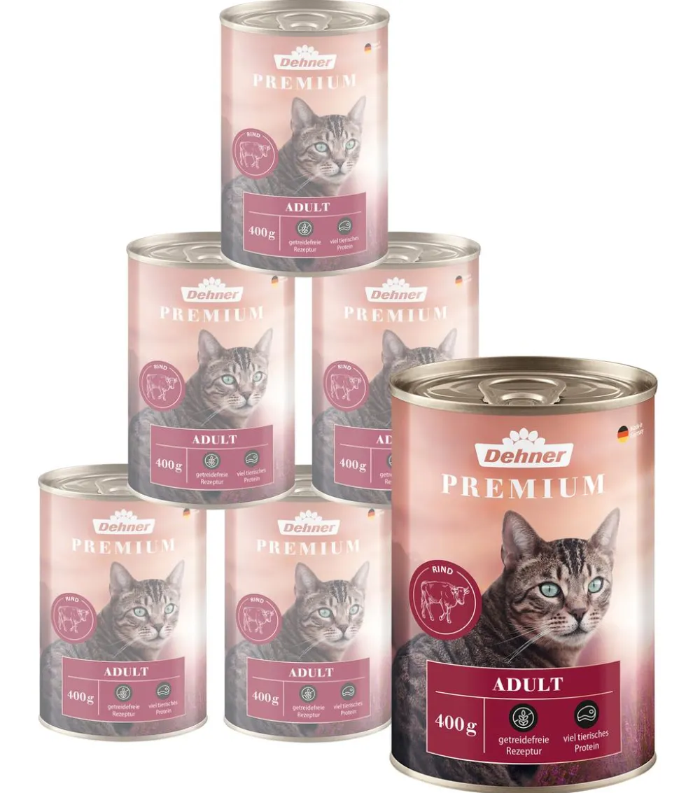 Dehner Premium Nassfutter für Katzen Adult