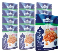 Dehner Premium Nassfutter für Katzen Adult, 12 x 100 g