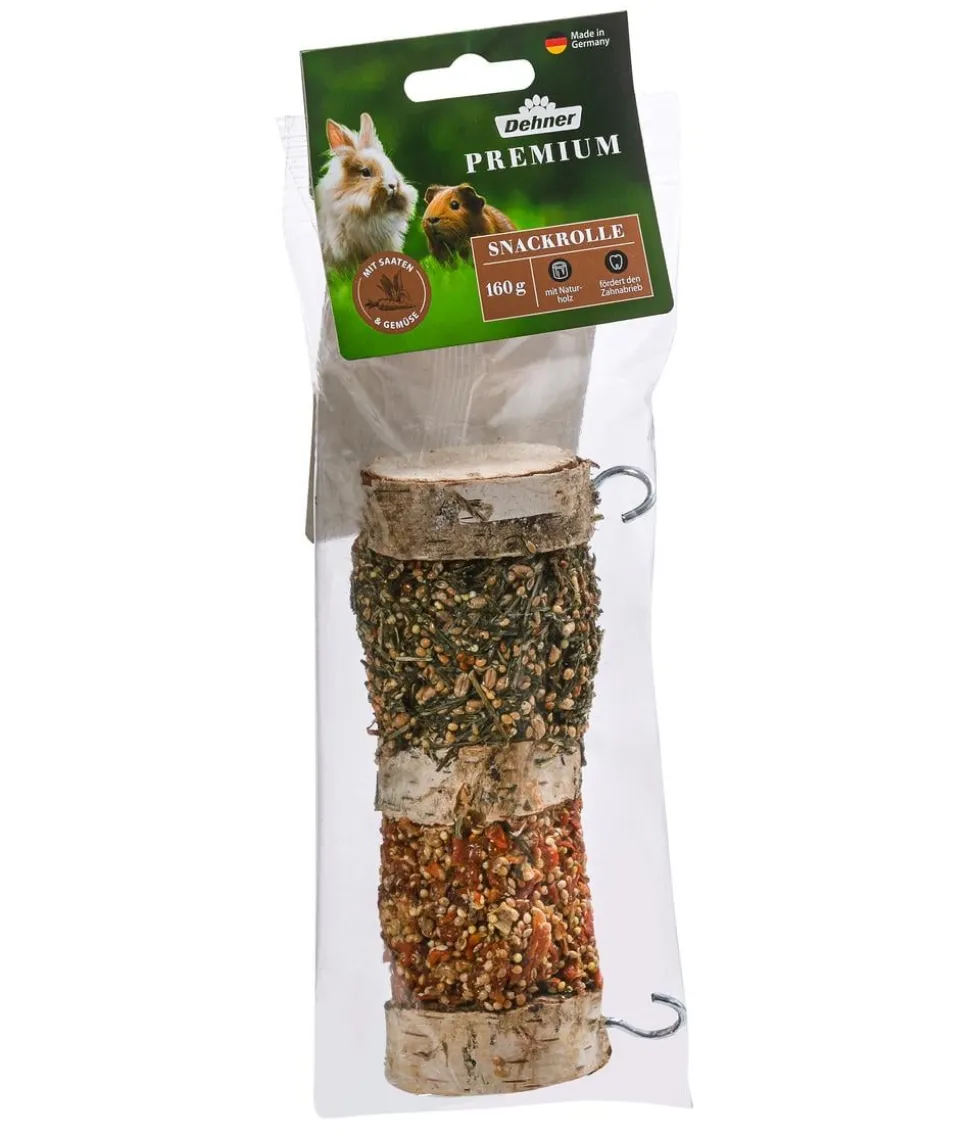 Dehner Premium Snackrolle für Nager, Saaten & Gemüse, 160 g