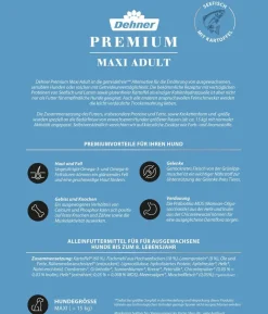 Dehner Premium Trockenfutter für Hunde Maxi Adult, Seefisch mit Kartoffel