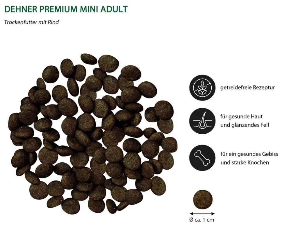 Dehner Premium Trockenfutter für Hunde Maxi Senior, Ente & Kartoffel