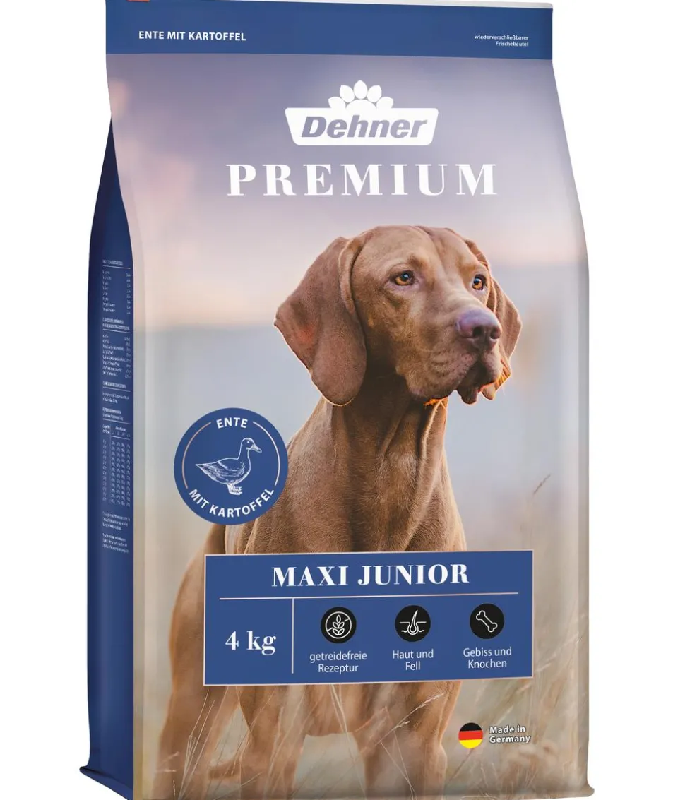Dehner Premium Trockenfutter für Hunde Maxi Junior