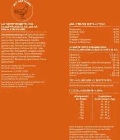 Dehner Premium Trockenfutter für Katzen Light Senior, Geflügel