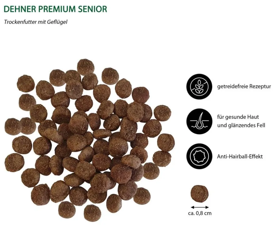 Dehner Premium Trockenfutter für Katzen Kitten, Huhn