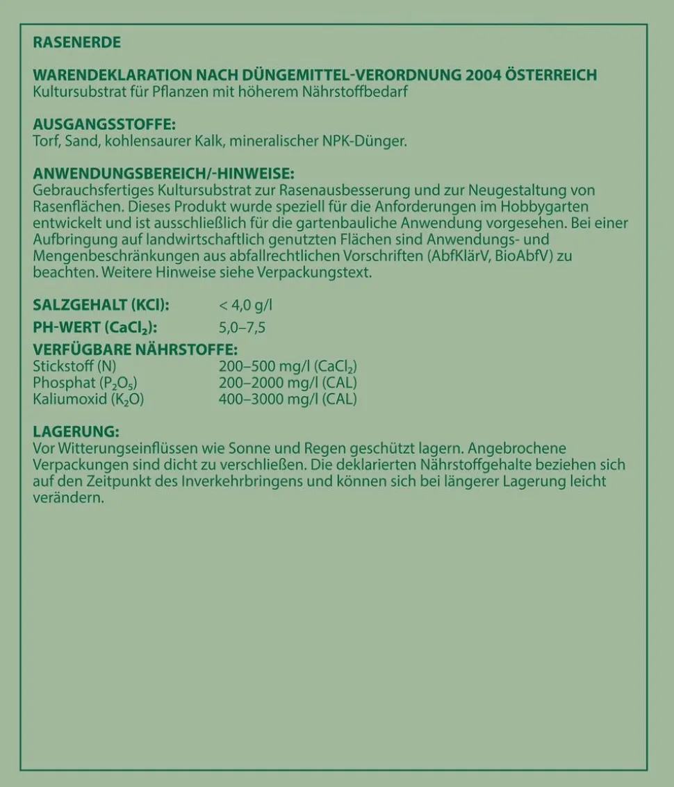 Dehner Rasenerde, 40 l