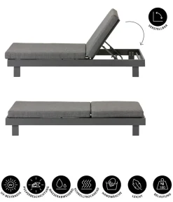Dehner Relaxliege Riva, ca. B73/H90/T195 cm