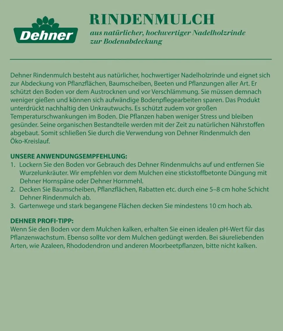 Dehner Rindenmulch grob, 48 x 50 Liter