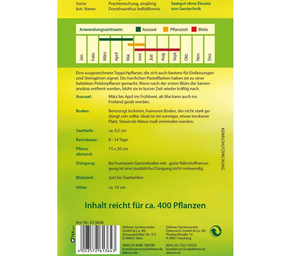 Dehner Samen Mittagsblume 'Prachtmischung'