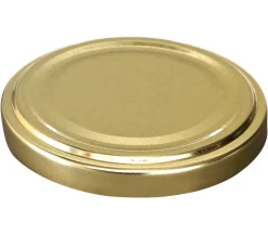 Dehner Schraubdeckel, gold, für Einkochgläser, Ø63 mm, 10er-Set