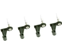 Dehner Schrauben, Dübel und Halter, je 4 Stk.