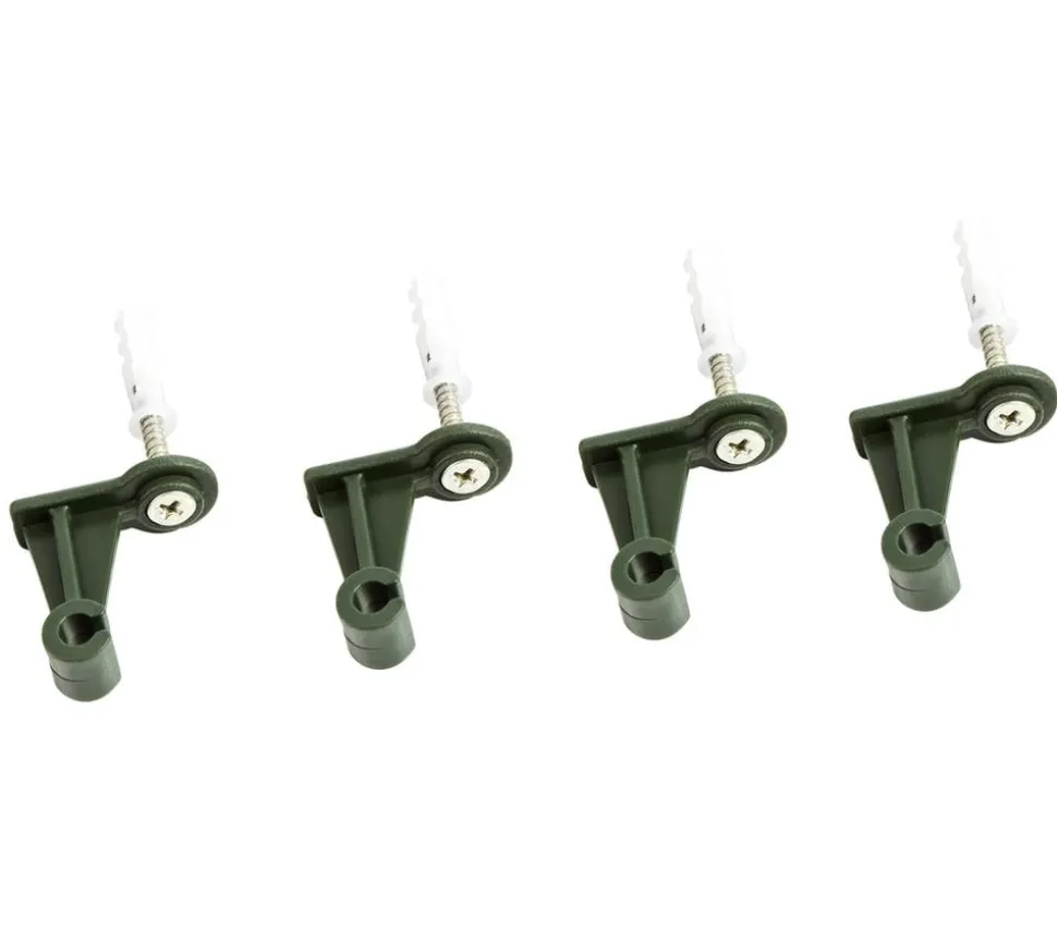 Dehner Schrauben, Dübel und Halter, je 4 Stk.